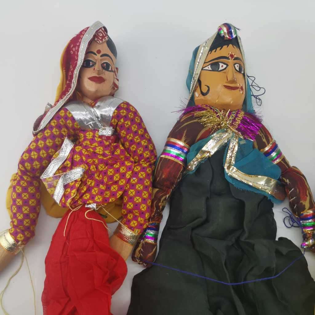 Oriental Highly Detailed Hand Crafted Vintage Oriental Puppets Bid